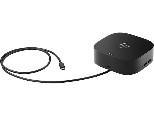 HP G5 USB-C Docking Station with HDMI/DisplayPort 4K PD Ethernet and Support for 2 Monitors Black