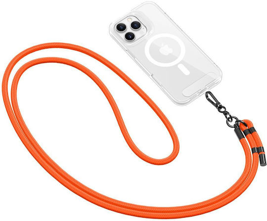 Tech-Protect Rope Crossbody Strap Каишка за врата за мобилни телефони Оранжев