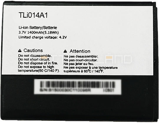 Alcatel TLi014A1 Μπαταρία Αντικατάστασης 1400mAh για S' Pop 4030