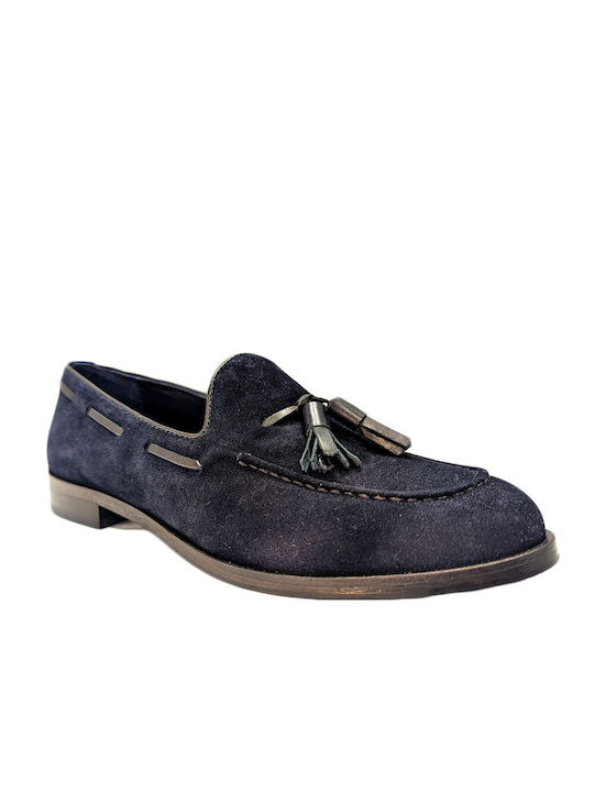 Kalogirou Men's Moccasins Blue