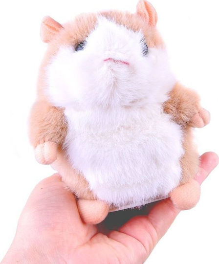 Jokomisiada Jucărie de pluș Hamster Bej 10 cm.