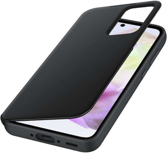 Samsung S View Wallet Cover Plastic Black (Galaxy A35)