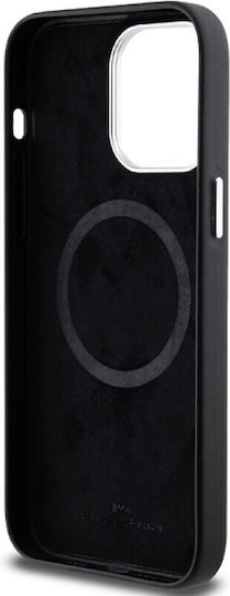 BMW Wrapped Back Cover Σιλικόνης / Πλαστικό / Δερμάτινο Μαύρο (iPhone 15 Pro Max)