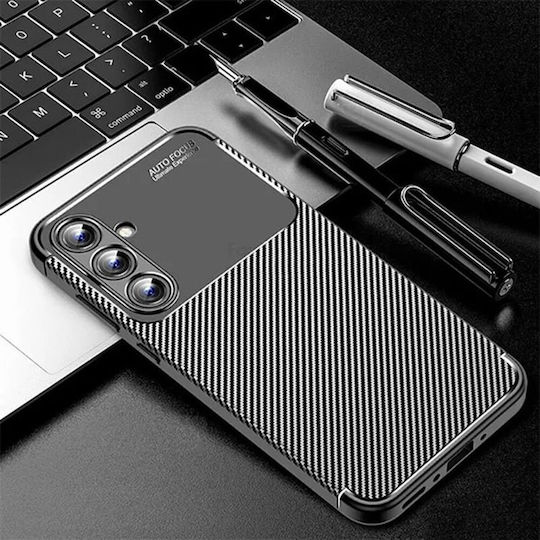 Techsuit Umschlag Rückseite Silikon Schwarz (Samsung Galaxy A16 - Techsuit)
