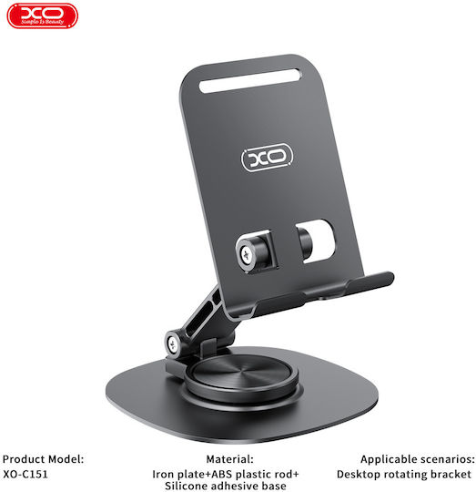 XO Desk Stand for Mobile in Black color C151