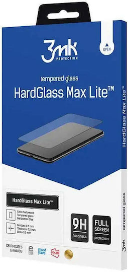 3MK HardGlass Max Lite Tempered Glass Μαύρο (Galaxy M22)