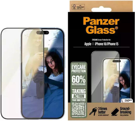PanzerGlass Tempered Glass (iPhone 16)