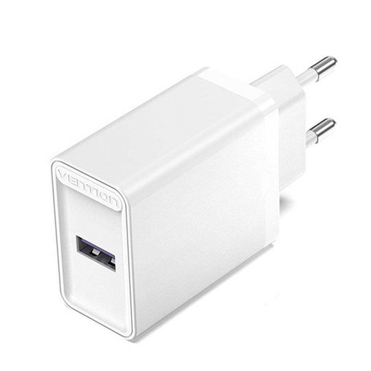 Vention Φορτιστής Χωρίς Καλώδιο με Θύρα USB-A 22.5W Quick Charge 3.0 Λευκός (FACW0-EU)