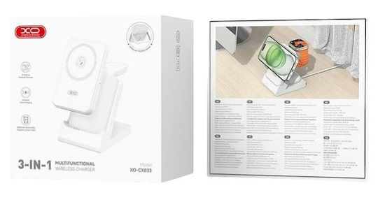 XO Încărcător Wireless (Qi Pad) Albς (CX033)