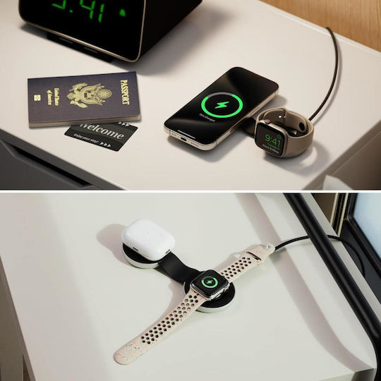 Twelve South Încărcător Wireless Qi2 Albς (Butterfly SE)