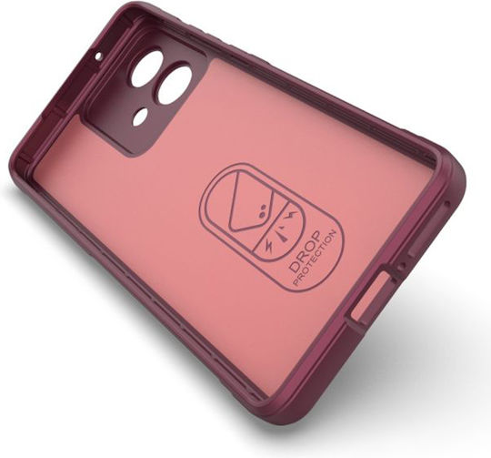Techsuit Shield Back Cover Silicon Burgundy (Motorola Edge 40 Neo)
