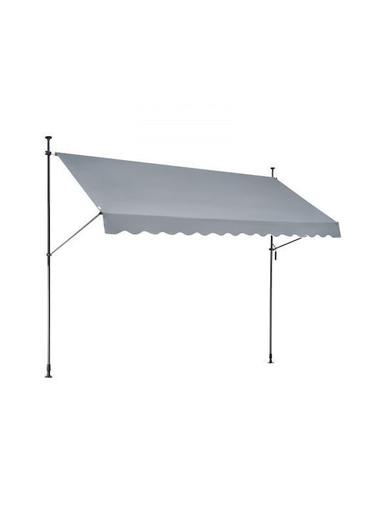 Vevor Cort Terasă Gri x1.2m