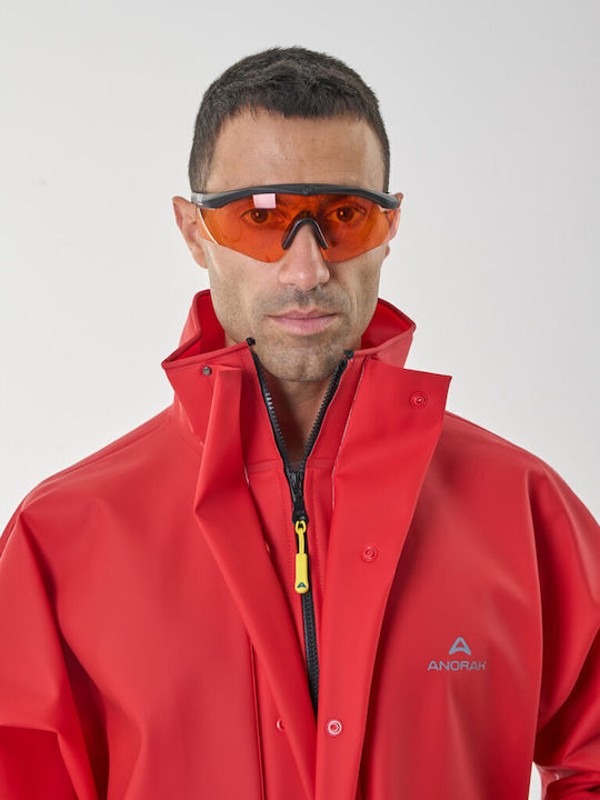 Anorak Arbeitsjacke Reflektierend Rot