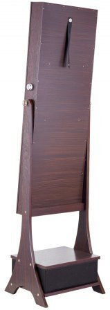 Vevor Oglindă De Podea Cu Cadru Din Lemn Maro 157x41cm