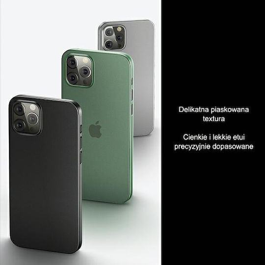 Usams Gentle Back Cover Plastic 0.55mm White (iPhone 12 / 12 Pro)