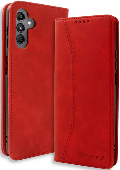 Bodycell Buchen Sie Synthetisches Leder / Leder Rot (SAMSUNG M35 5G)