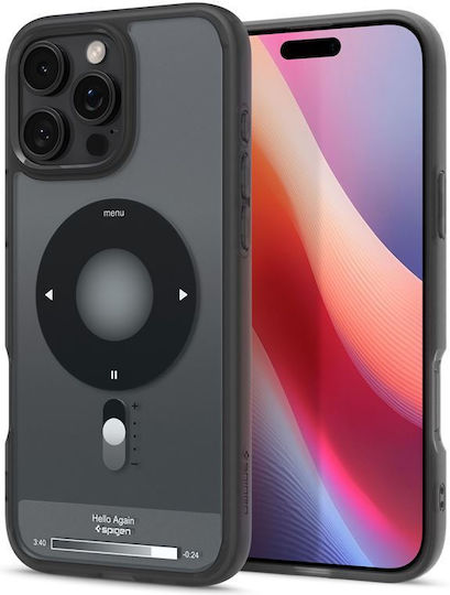 Spigen Ultra Hybrid Задна корица Пластмаса 2мм Classic Black (iPhone 16 Pro)