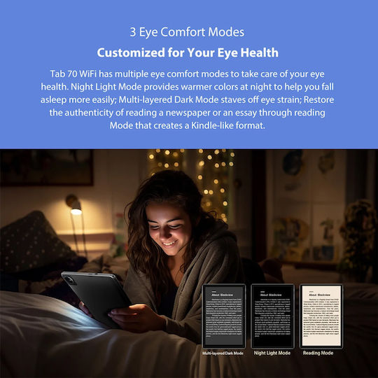 BlackView Tab 70 10.1Inci (4GB/64GB) Twilight Blue