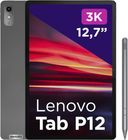 Lenovo Tab P12 12.7" (8GB/128GB/Lenovo Tab Pen Plus) Γκρι