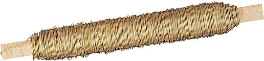 Glorex Metallic Wire for Jewelry Gold 0.5cm. Thickness 0.5mm.