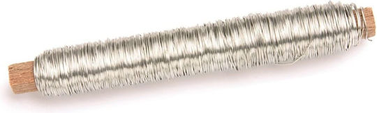 Glorex Metallic Wire for Jewelry from Silver 0.5cm. Thickness 0.5mm.