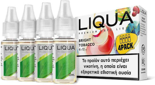 Liqua Ready-to-use E-Liquid with Smoking Flavor 6mg 10ml 4pcs