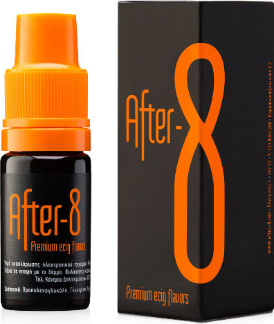 After-8 Fertige Nachfüllflüssigkeit Smoke-x mit Rauchen / Nüsse Geschmack 12mg 10ml