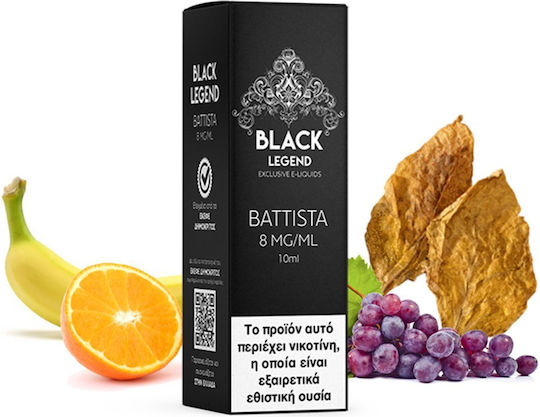 Alter eGo Έτοιμο Υγρό Αναπλήρωσης Black Legend με Καπνική / Φρουτένια Γεύση 8mg 10ml