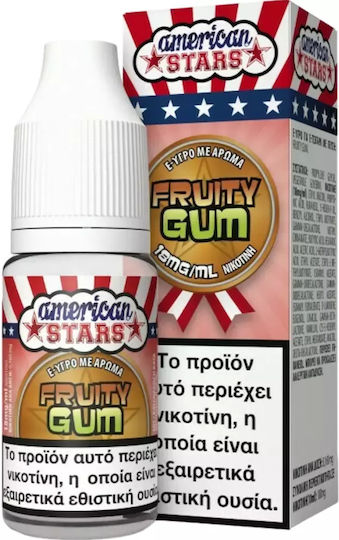 American Stars Fertige Nachfüllflüssigkeit Fruity Gum mit Süß / Fruchtig Geschmack 6mg 10ml
