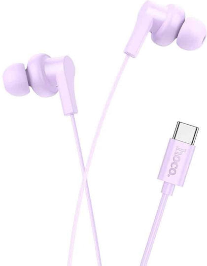Hoco M114 Безжични Стерео с жак USB-C Лилав