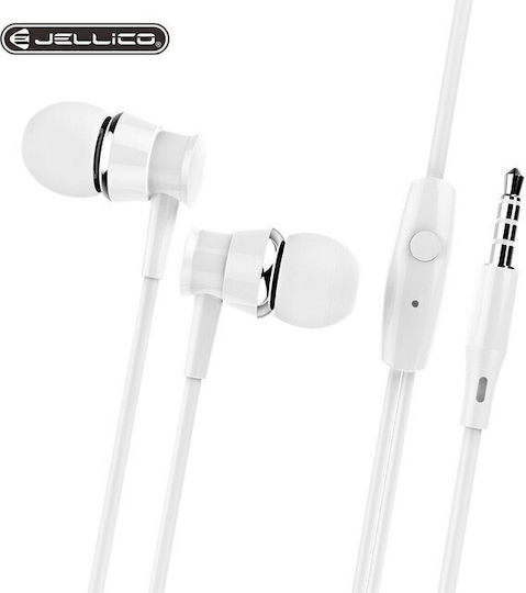 Jellico In-ear Handsfree με Βύσμα 3.5mm Μαύρο
