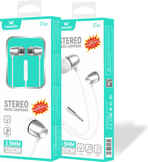 EJ-031 In-Ear Freihändig Kopfhörer mit Stecker USB-C Weiß