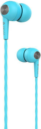 Devia Kintone In-ear Handsfree Headphones with Connector 3.5mm Blue