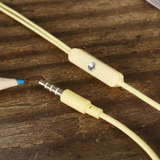 Elmcoei EV-186 In-ear Handsfree Ακουστικά με Βύσμα 3.5mm Γαλάζιο