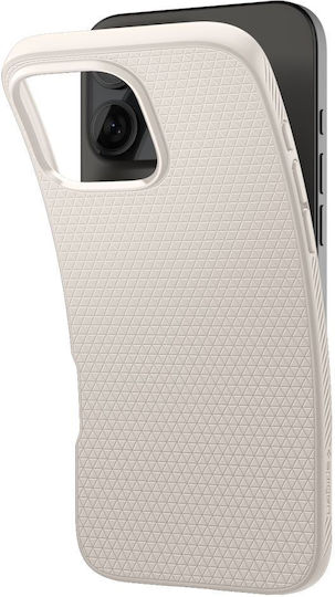 Spigen Liquid Air Umschlag Rückseite Silikon 0.3mm Natural Titanium (iPhone 17 Pro / iPhone 16 Pro)