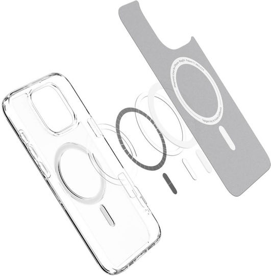 Spigen Ultra Hybrid MagFit Umschlag Rückseite Kunststoff Frost Clear (iPhone 17 Pro / iPhone 16 Pro)