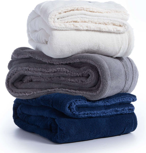 Nef-Nef Homeware Nau Одеяло Sherpa За Канапе 130x180см Coast Екрю