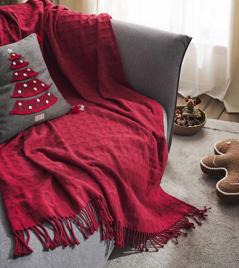 Waffle Sofa Blanket 104/02 Gofis Home Cotton Polyester 130x170