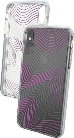 Gear4 D3o Umschlag Rückseite Stoff Transparent (iPhone XS Max)