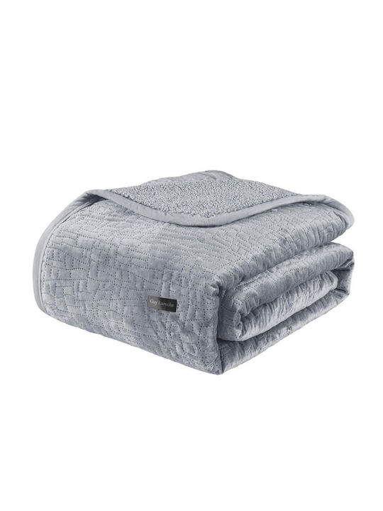 Guy Laroche Telefoane fără fir Pătură Fleece Single 160x220cm Bolzano Silver Velvet