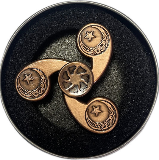 Fidget Spinner 3 Blätter Stern Kupfer