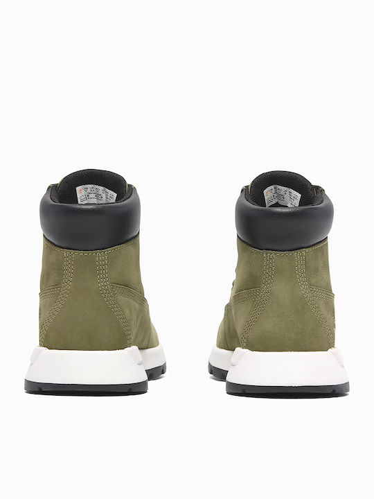 Killington Trekker Suede Παιδικά Μποτάκια με Κορδόνια Πράσινα