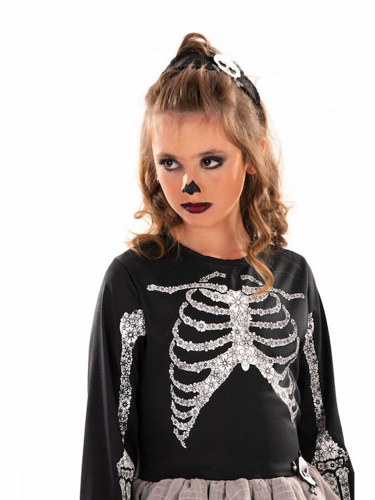 Kids Carnival Costume Skeleton Girl Skeleton Girl