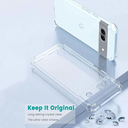 Techsuit Shockproof Clear Задна корица Силикон Прозрачен (Google Pixel 9 / 9 Pro)