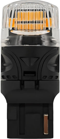 Bec LED W21w 7440 12v 1800lm Canbus Portocaliu