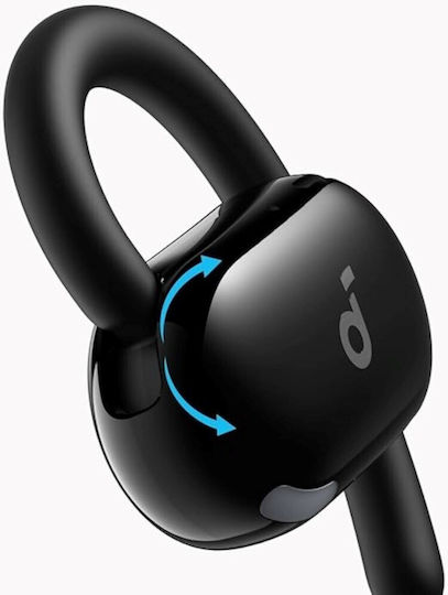 Soundcore by Anker V20i Open Ear Bluetooth Handsfree Ακουστικά με Αντοχή στον Ιδρώτα και Θήκη Φόρτισης Μαύρα