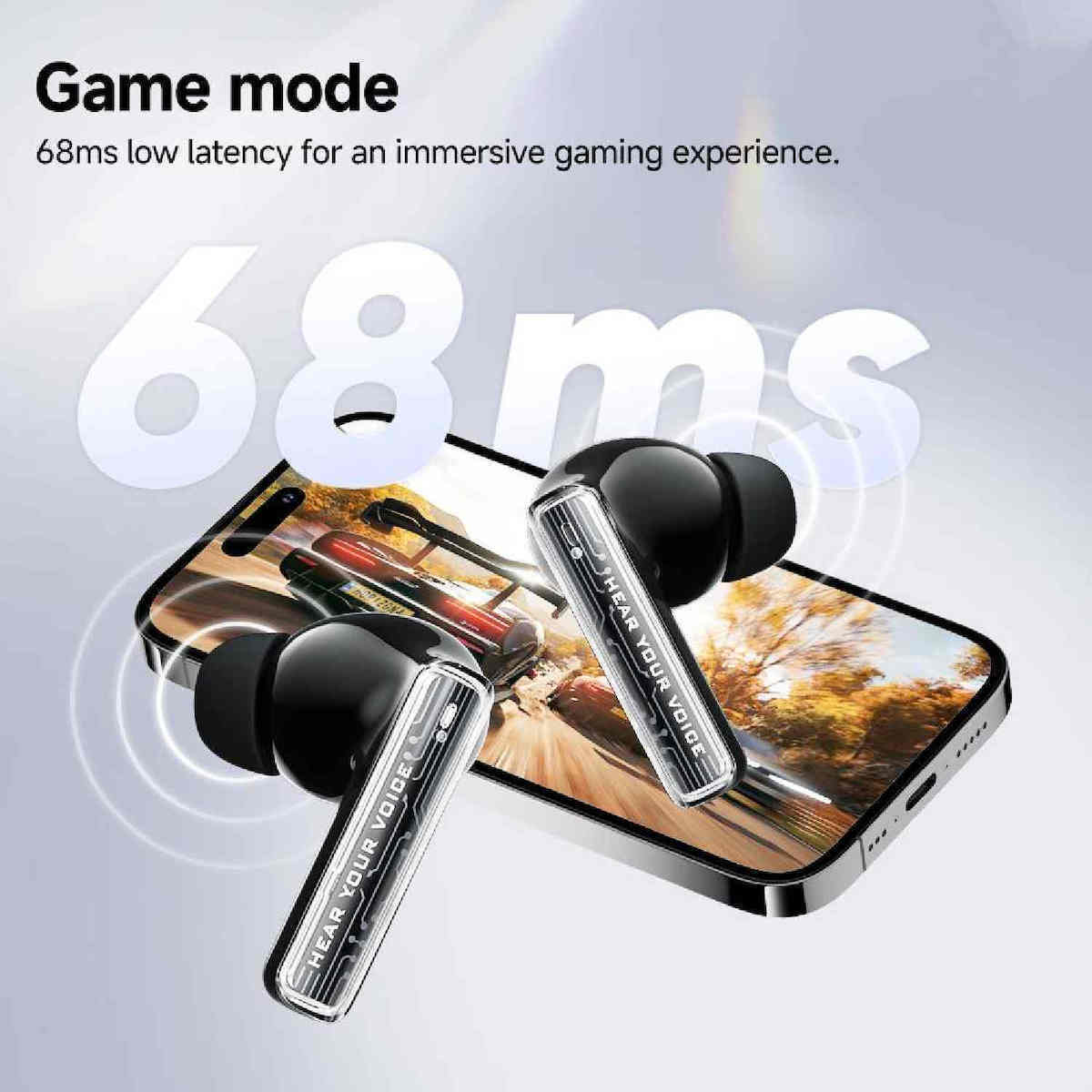 QCY MeloBuds Neo Bluetooth Handsfree Ακουστικά με Θήκη Φόρτισης Μπλε (T31 blue)