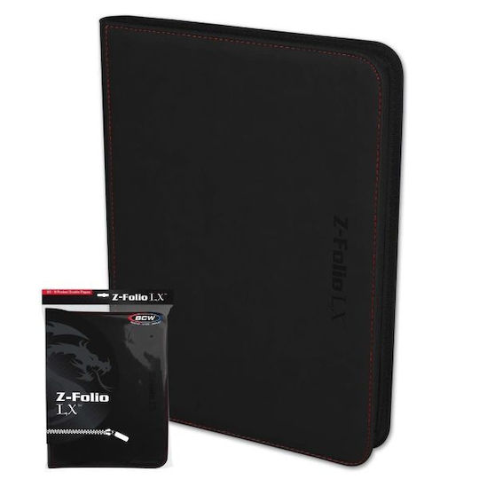 BCW Binder 12-Pocket Standard Size Black