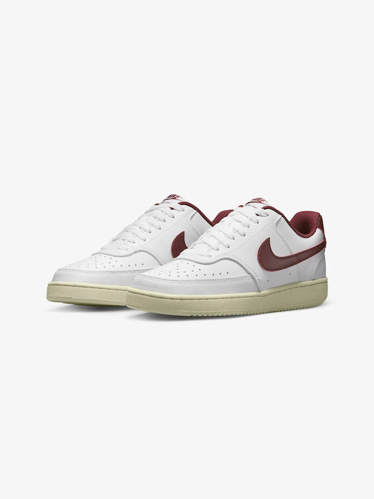 Nike Court Vision Low Next Nature Femei Sneakers White-bordeaux