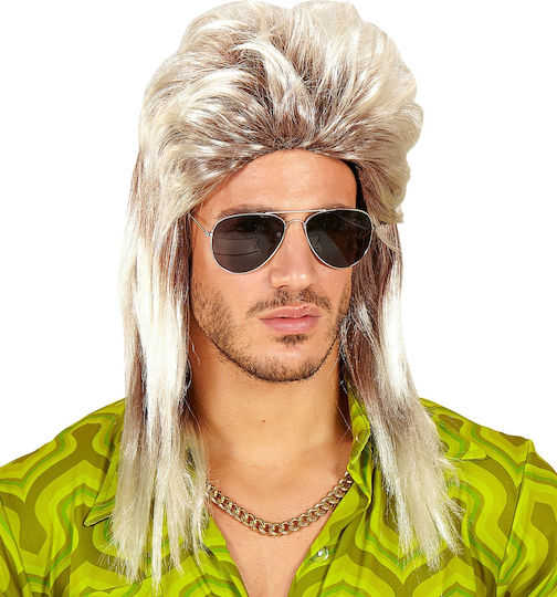 Karnevalsperücke Afro Blond